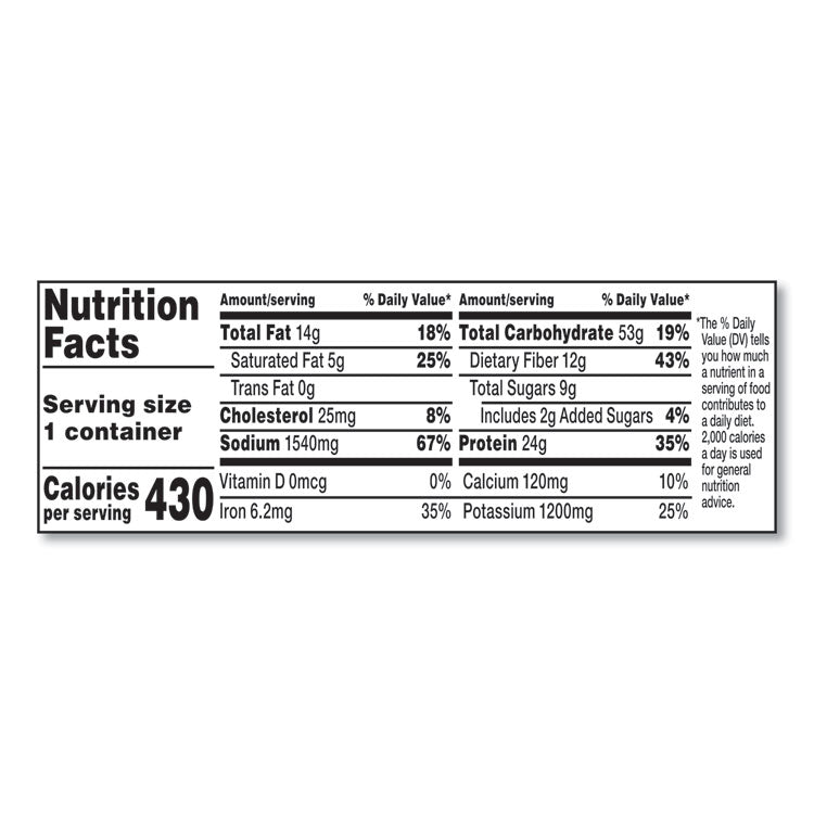 Campbell's® Chunky Firehouse Hot and Spicy Chili with Beans, 15.25 oz, 8/Carton, Ships in 1-3 Business Days (GRR35100013) Case of 8