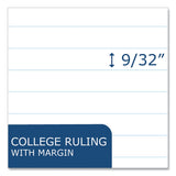 Roaring Spring® Hardcover Marble Composition Book, Med/College Rule, Black Marble Cover, (100) 9.75 x 7.5 Sheet, 24/CT, Ships in 4-6 Bus Days (ROA77264CS)