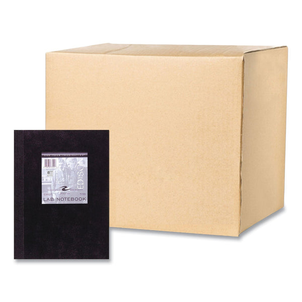 Roaring Spring® Lab and Science Black Notebook, Quad Rule (5 sq/in), Black Cover, (60) 11 x 8.5 Sheets, 24/Carton (ROA77591CS) Case of 24