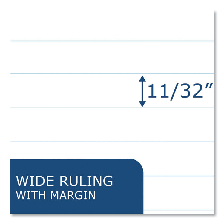 Roaring Spring® Flexible Cover Composition Notebook, Wide/Legal Rule, Black Marble Cover, (100) 8.5 x 7 Sheet, 144/CT, Ships in 4-6 Bus Days (ROA77331CS)