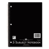 Roaring Spring® Subject Wirebound Promo Notebook, 3-Subject, Wide/Legal Rule, Asst Cover, (120) 10.5x8 Sheets, 24/CT, Ships in 4-6 Bus Days (ROA10041CS)