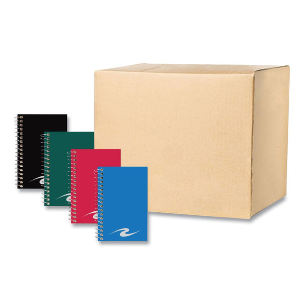 Roaring Spring® Memo Pad, Randomly Assorted Cover Color, Narrow Rule, (46) White 6 x 4 Sheets, 72/Carton (ROA14019CS) Case of 72