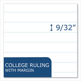 Roaring Spring® Subject Wirebound Notebook, 2-Subject, Medium/College Rule, Asst Cover, (100) 11 x 9 Sheets, 24/Carton, Ships in 4-6 Bus Days (ROA11085CS) Case of 24