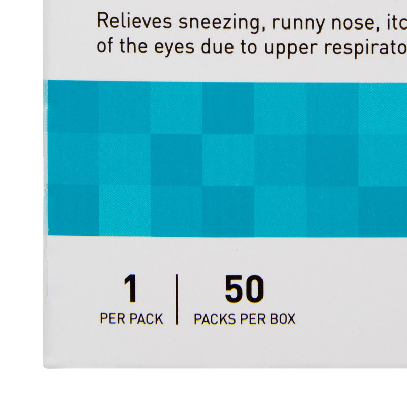 McKesson Allergy Relief 10 mg Strength Tablet 1 per Packet (1111728_CS) 1200/CS