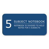 Roaring Spring® Subject Wirebound Notebook, 5-Subject, Medium/College Rule, Asst Cover, (200) 11 x 9 Sheets, 12/Carton, Ships in 4-6 Bus Days (ROA11295CS)