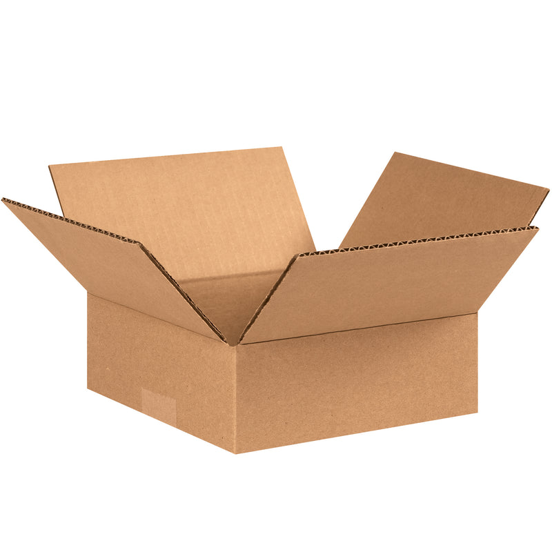 8 x 8 x 2" Flat Corrugated Boxes, Bundle Of 25 Bundle Of 25