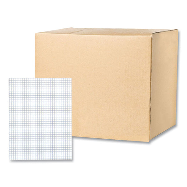 Roaring Spring® Gummed Pad, 4 sq/in Quadrille Rule, 50 White 8.5 x 11 Sheets, 72/Carton, Ships in 4-6 Business Days (ROA95160CS)