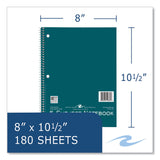 Roaring Spring® Subject Wirebound Notebook, 5-Subject, Medium/College Rule, Asst Cover, (180) 10.5 x 8 Sheets, 12/CT, Ships in 4-6 Bus Days (ROA10381CS)