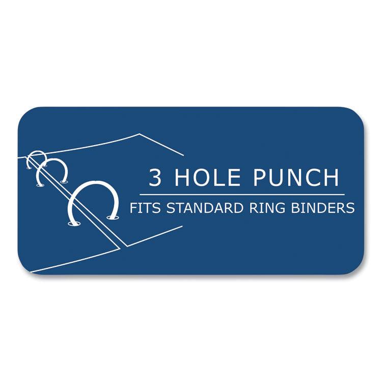Roaring Spring® Graph Filler Paper, 3-Hole, 8.5 x 11, Quadrille: 5 sq/in, 80 Sheets/Pack, 24 Packs/Carton, Ships in 4-6 Business Days (ROA20097CS) Case of 24