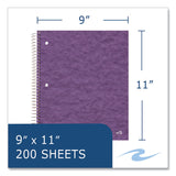 Roaring Spring® Subject Wirebound Notebook, 4-Subject, Med/College Rule, Randomly Asst Cover, (200) 11x9 Sheets, 12/CT, Ships in 4-6 Bus Days (ROA11376CS) Case of 12