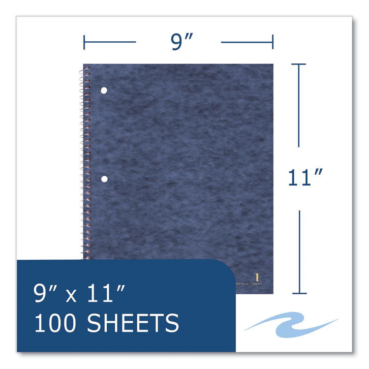 Roaring Spring® Subject Wirebound Notebook, 1-Subject, Med/College Rule, Randomly Asst Cover, (100) 11x9 Sheets, 24/CT, Ships in 4-6 Bus Days (ROA11354CS) Case of 24