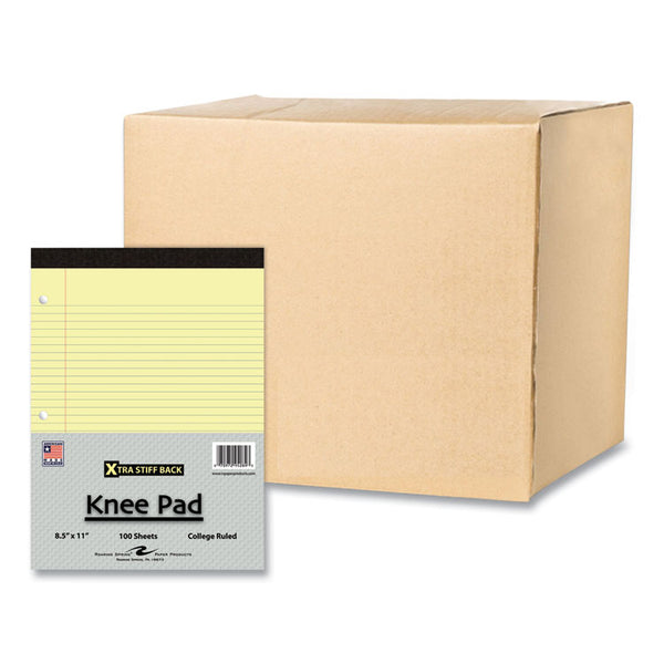 Roaring Spring® Stiff-Back Pad, Medium/College Rule, 100 Canary 8.5 x 11 Sheets, 36/Carton, Ships in 4-6 Business Days (ROA95284CS)