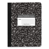 Roaring Spring® Hardcover Marble Composition Book, Wide/Legal Rule, Black Marble Cover, (50) 9.75 x 7.5 Sheet, 48/CT, Ships in 4-6 Bus Days (ROA77220CS) Case of 48