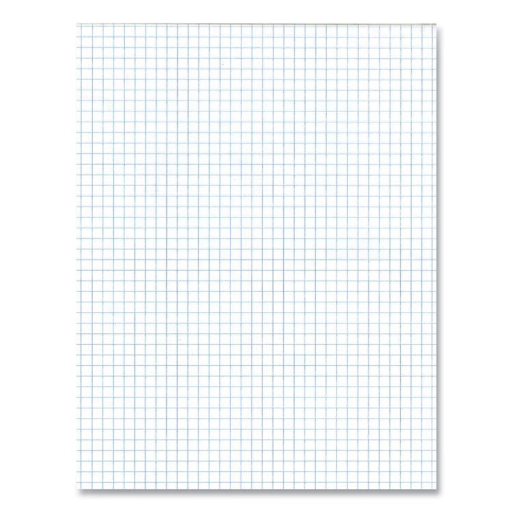 Roaring Spring® Gummed Pad, 4 sq/in Quadrille Rule, 50 White 8.5 x 11 Sheets, 72/Carton, Ships in 4-6 Business Days (ROA95160CS)