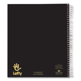 Roaring Spring® Lefty Notebook, 3-Subject, Medium/College Rule, Asst Cover Color, (120) 11 x 9 Sheet, 24/CT, Ships in 4-6 Business Days (ROA13506CS)