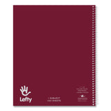 Roaring Spring® Lefty Notebook, 1 Subject, College Rule, Randomly Asst Cover Color, (100) 11 x 9 Sheets.  24/CT, Ships in 4-6 Business Days (ROA13503CS)