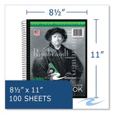 Roaring Spring® Sketch Book, 60-lb Drawing Paper Stock, Rembrandt Photography Cover, (100) 11 x 8.5 Sheets,12/CT, Ships in 4-6 Business Days (ROA53101CS) Case of 12