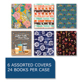 Roaring Spring® Studio Series Notebook, 1-Subject, College Rule, Assorted Covers Set 2, (70) 11 x 9 Sheets, 24/Carton (ROA11322CS)
