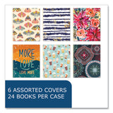 Roaring Spring® Studio Series Notebook, 1-Subject, College Rule, Assorted Covers Set 1, (70) 11 x 9 Sheets, 24/Carton (ROA11321CS)