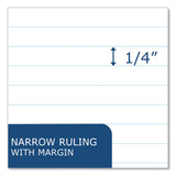 Roaring Spring® Stasher Wirebound Notebooks, 1-Subject, Narrow Rule, Randomly Asst Cover, (100) 11x9 Sheets, 24/CT, Ships in 4-6 Bus Days (ROA11097CS)