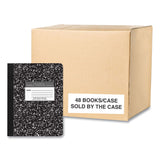 Roaring Spring® Hardcover Composition Book, Quadrille 5 sq/in Rule, Black Marble Cover, (80) 9.75 x 7.5 Sheet, 48/CT, Ships in 4-6 Bus Days (ROA77227CS) Case of 48
