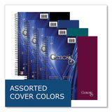 Roaring Spring® Genesis Notebook, 3-Subject, Medium/College Rule, Randomly Asst Cover Color, (150) 11x9 Sheets, 12/CT, Ships in 4-6 Bus Days (ROA13114CS)