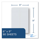 Roaring Spring® EnviroShades Steno Pad, Gregg Rule, White Cover, 80 Assorted Color 6 x 9 Sheets, 24 Pads/Carton, Ships in 4-6 Business Days (ROA12354CS)