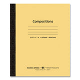 Roaring Spring® Flexible Cover Composition Notebook, Wide/Legal Rule, Manila Cover, (48) 8.5 x 7 Sheets, 72/CT, Ships in 4-6 Business Days (ROA77308CS) Case of 72