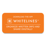 Roaring Spring® Whitelines Notebook, Medium/College Rule, Gray/Orange Cover, (70) 8.5 x 11 Sheets, 12/Carton (ROA17000CS) Case of 12