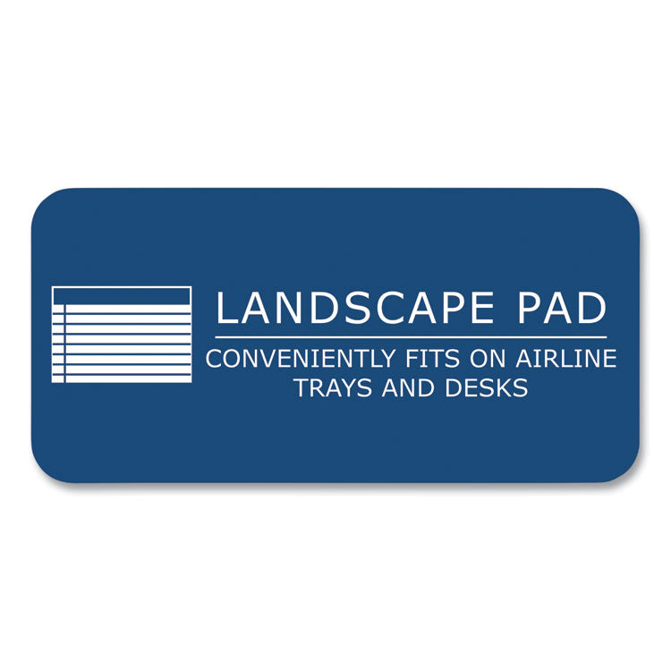 Roaring Spring® WIDE Landscape Format Writing Pad, Medium/College Rule, 40 Canary 11 x 9.5 Sheets, 18/Carton, Ships in 4-6 Business Days (ROA74511CS)