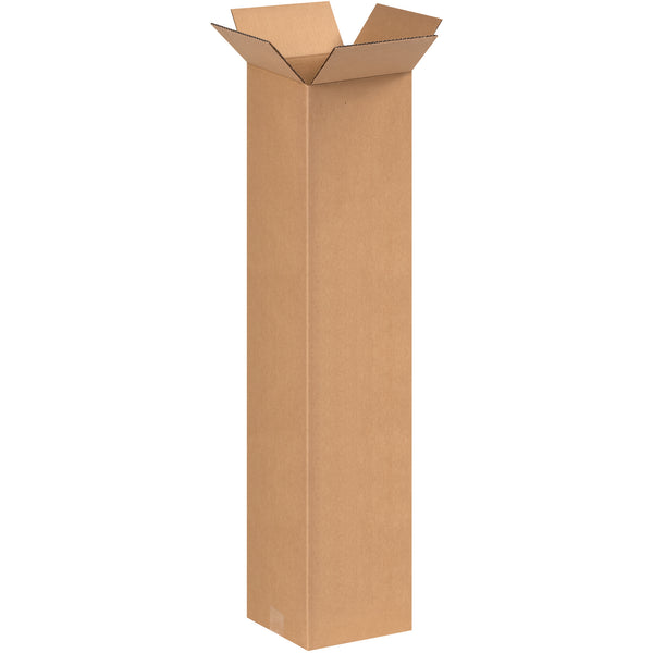 8 x 8 x 36" Tall Corrugated Boxes, Bundle Of 25 Bundle Of 25