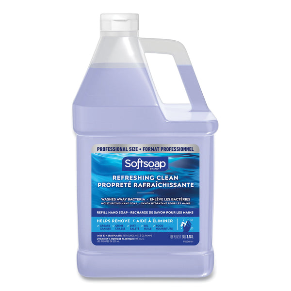 Softsoap Liquid Hand Soap Refills, Refreshing Clean, 128 oz, 4/Carton (CPC61036482CT) Case of 4