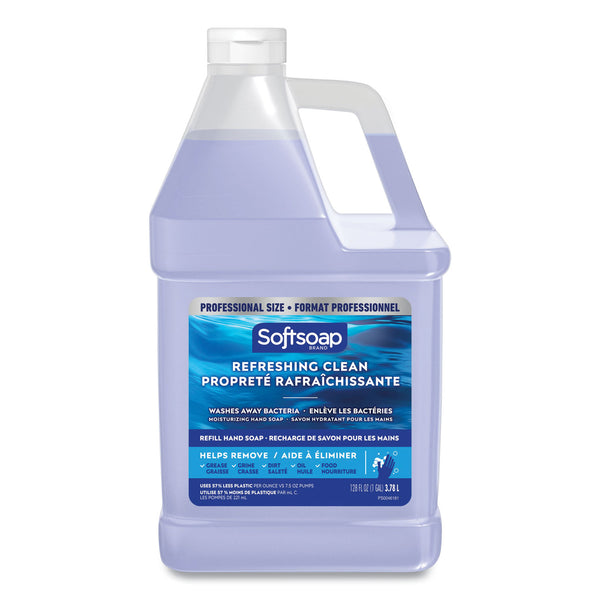 Softsoap Liquid Hand Soap Refills, Refreshing Clean, 128 oz (CPC61036482EA) Each