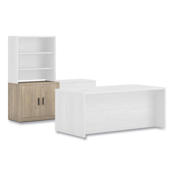 HON 10500 Series Storage Cabinet with Doors, Two Shelves, 36" x 20" x 29.5", Kingswood Walnut (HON105291LKI1) Each