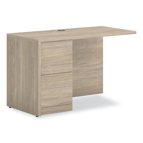HON 10500 Series Return with Full-Height Pedestal, Left, 48" x 24" x 29.5", Kingswood Walnut (HON105906LLKI1) Each