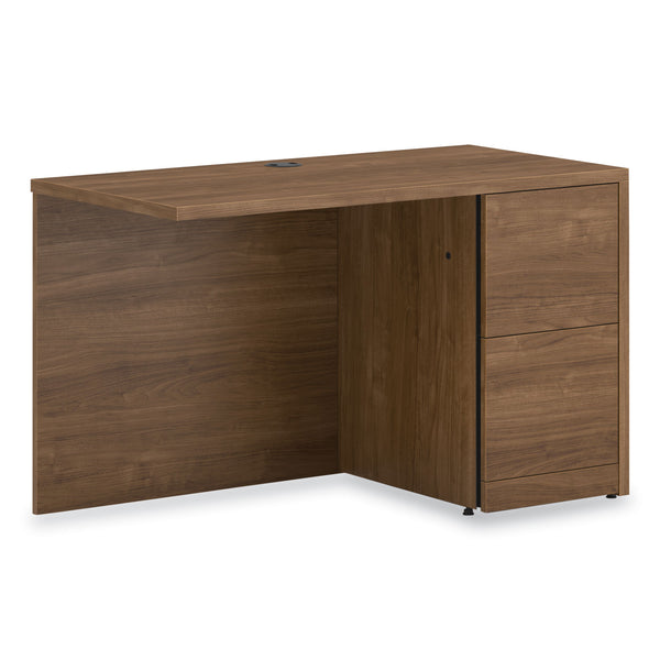 HON 10500 Series Return with Full-Height Pedestal, Right, 48" x 24" x 29.5", Pinnacle (HON105905RPINC) Each