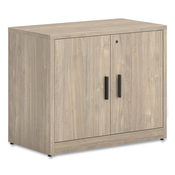 HON 10500 Series Storage Cabinet with Doors, Two Shelves, 36" x 20" x 29.5", Kingswood Walnut (HON105291LKI1) Each