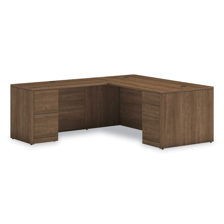 HON® 10500 Series Single Full-Height Pedestal Desk, Right: Box/Box/File, 72" x 36" x 29.5", Pinnacle (HON105895RPINC)