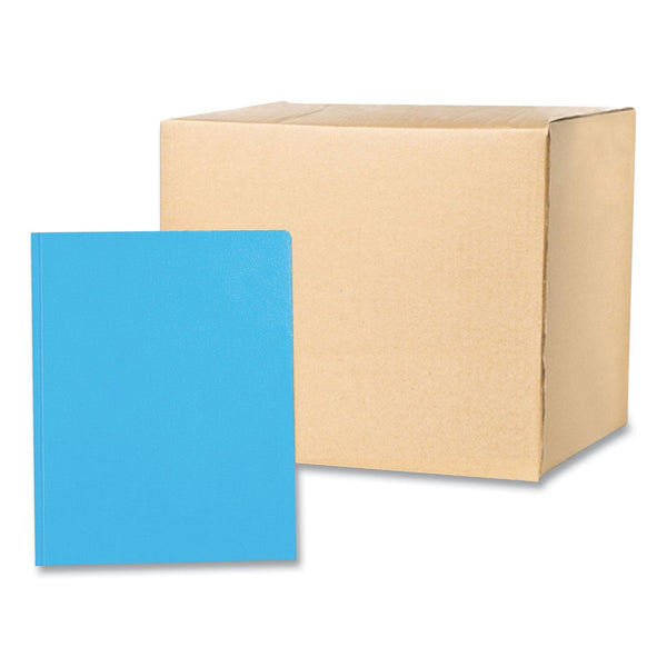 Roaring Spring® Pocket Folder with 3 Fasteners, 0.5" Capacity, 11 x 8.5, Light Blue, 25/Box, 10 Boxes/Carton (ROA54127CS) Case of 250