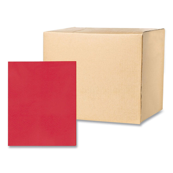 Roaring Spring Pocket Folder, 0.5" Capacity, 11 x 8.5, Red, 25/Box, 10 Boxes/Carton (ROA50123CS) Case of 250