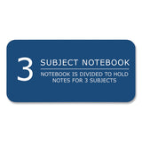 Roaring Spring® Earthtones BioBased Paper Notebook, 3-Subject, Medium/College Rule, Randomly Assorted Covers, (120) 11 x 9 Sheets, 24/Carton (ROA13365CS)