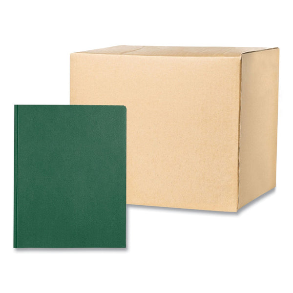 Roaring Spring® Pocket Folder with 3 Fasteners, 0.5" Capacity, 11 x 8.5, Dark Green, 25/Box, 10 Boxes/Carton (ROA54129CS) Case of 250