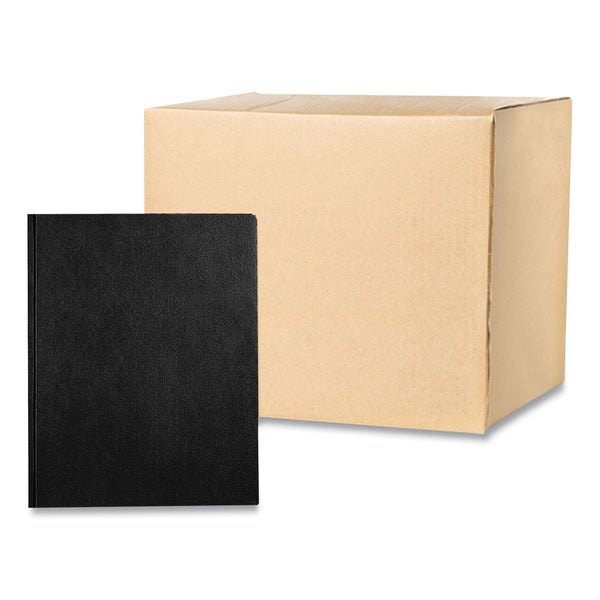 Roaring Spring® Pocket Folder with 3 Fasteners, 0.5" Capacity, 11 x 8.5, Black, 25/Box, 10 Boxes/Carton (ROA54120CS) Case of 250
