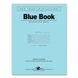 Roaring Spring® Recycled Exam Book, Wide/Legal Rule, Blue Cover, (8) 11 x 8.5 Sheets, 500/Carton, Ships in 4-6 Business Days (ROA77609CS)