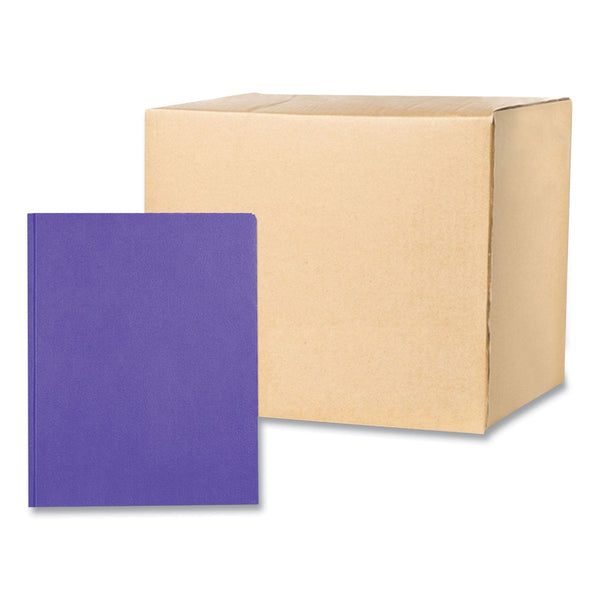 Roaring Spring® Pocket Folder with 3 Fasteners, 0.5" Capacity, 11 x 8.5, Purple, 25/Box, 10 Boxes/Carton (ROA54123CS) Case of 250