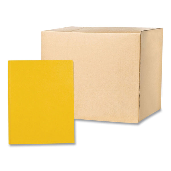 Roaring Spring® Pocket Folder with 3 Fasteners, 0.5" Capacity, 11 x 8.5, Yellow, 25/Box, 10 Boxes/Carton (ROA54125CS) Case of 250