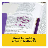 Post-it Transparent Notes, Unruled, 3" x 3", Transparent, 36 Sheets/Pad, 10 Pads/Pack (MMM600TRSPT10PK) Pack of 10