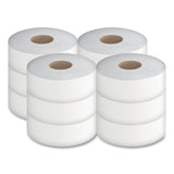 Cascades PRO Select Jumbo Roll Jr. Tissue, 2-Ply, White, 3.5" x 750 ft, 12 Rolls/Carton (CSDB220)
