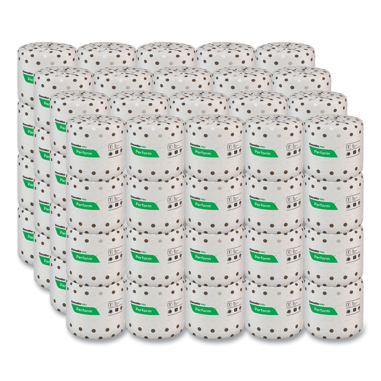 Cascades PRO Select Standard Bath Tissue, 2-Ply, White, 4.25 x 4, 400/Roll, 80/Carton (CSDB400) Case of 80