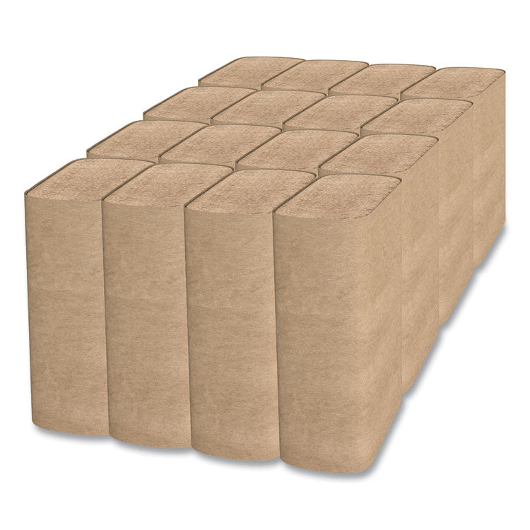 Cascades PRO Select Folded Towels, Multifold, 1-Ply, 9 x 9.45, Natural, 250/Pack, 16 Packs/Carton (CSDH175)